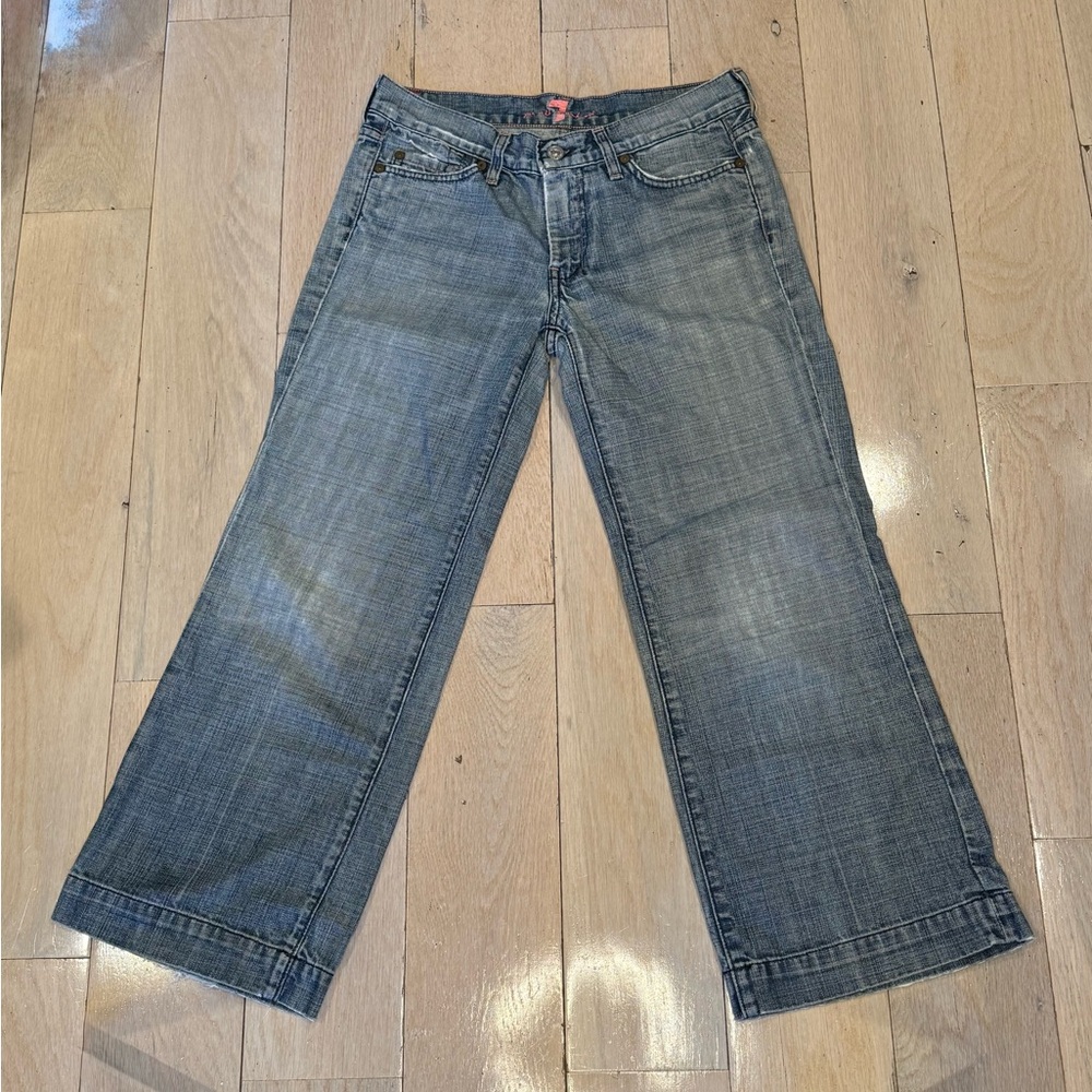 Seven For All Mankind Cropped Dojo Jeans size 27